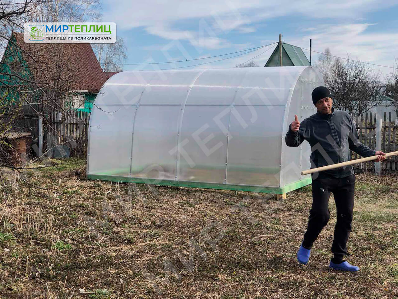 Теплица из поликарбоната - усиленная купить
